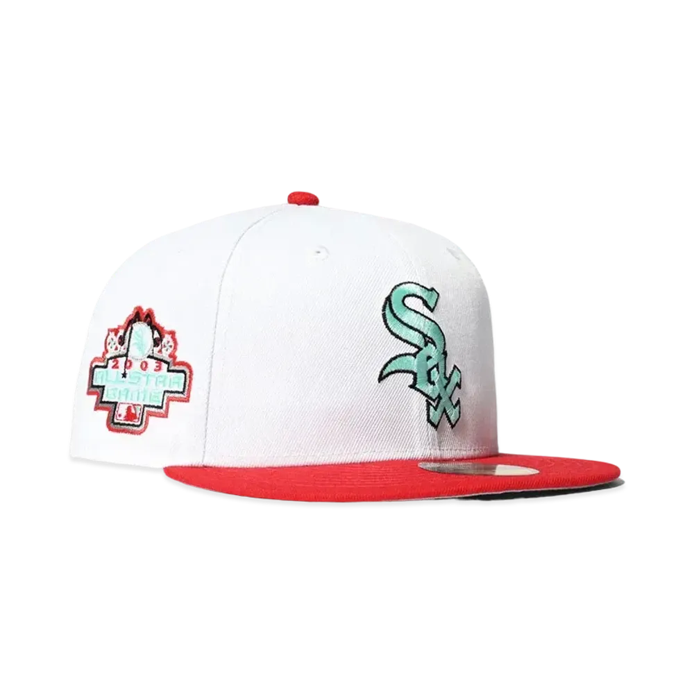 NEW ERA Chicago White Sox ALL STAR GAME 2003 59FIFTY "WHITE x RADRED"