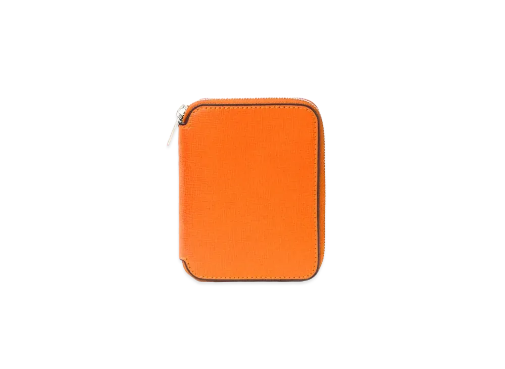 Valextra Zip Around 6 Card "Orange"