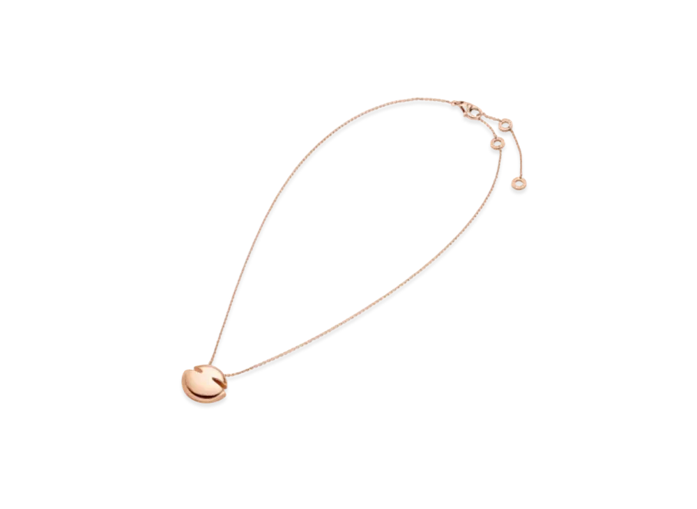 BVLGARI Bulgari Cabochon Necklace "Pink Gold"
