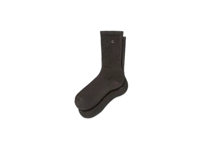 Carhartt WIP Lambert Socks "Tobacco/Moon Wash"