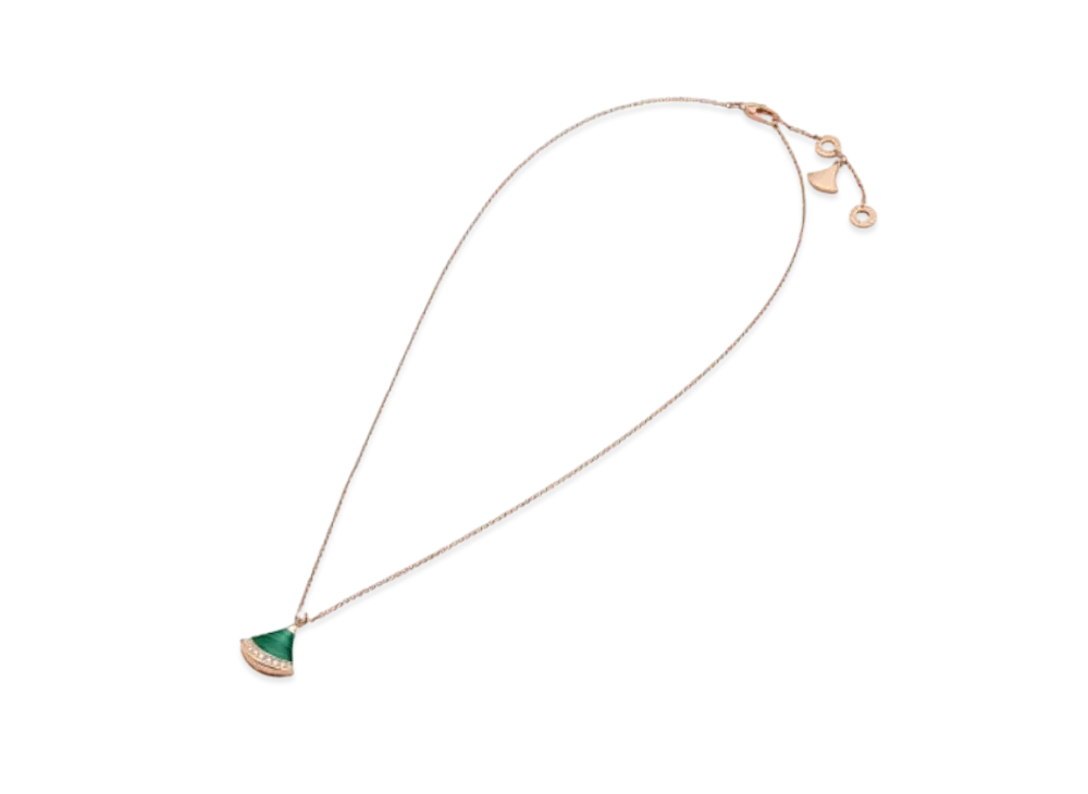 BVLGARI Divas Dream Necklace Diamond Malachite "Green"