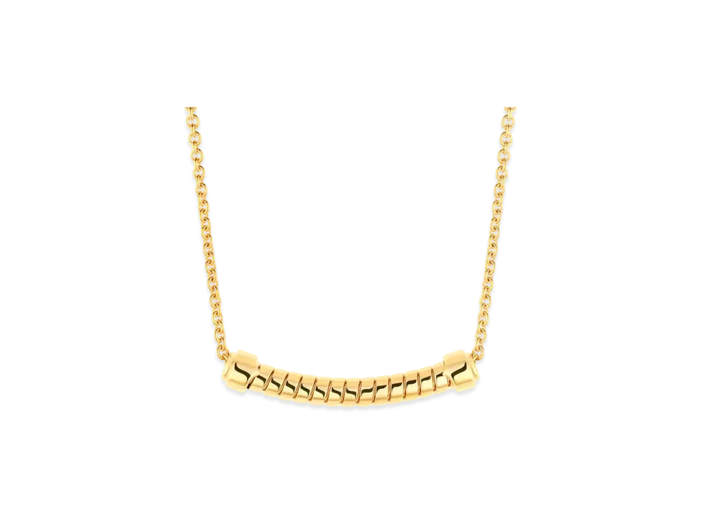 BVLGARI Tubogas Necklace "Yellow Gold"