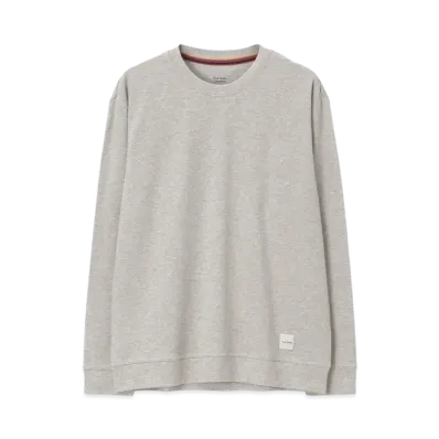 Paul Smith Stretch Smooth Long Sleeve Tee "Gray"