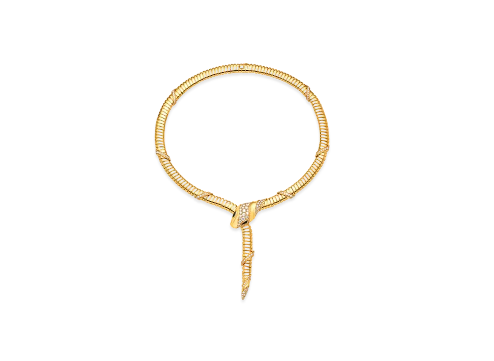 BVLGARI Serpenti Tubogas Necklace "Yellow Gold"