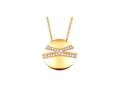 BVLGARI Cabochon Necklace "Yellow Gold"
