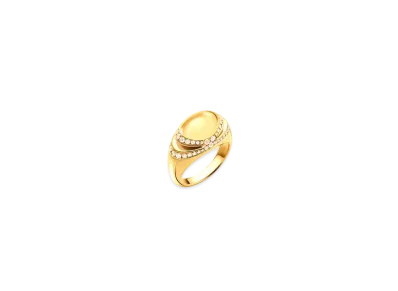 BVLGARI Cabochon Ring "Yellow Gold"
