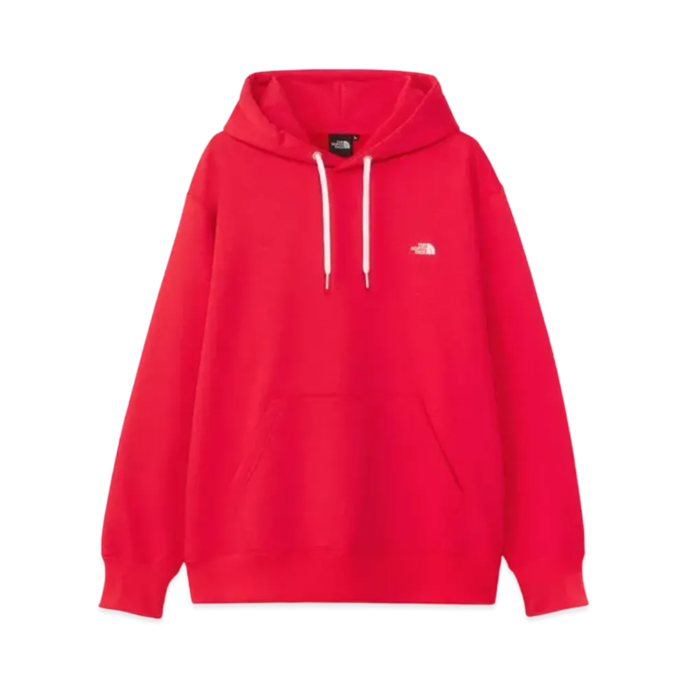 The North Face Small Logo Heather Sweat Hoodie "TNF Red"