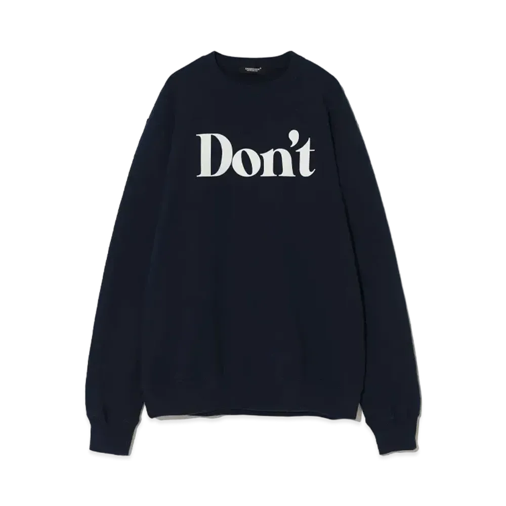 UNDERCOVER Cotton Sweat Pullover "Navy"