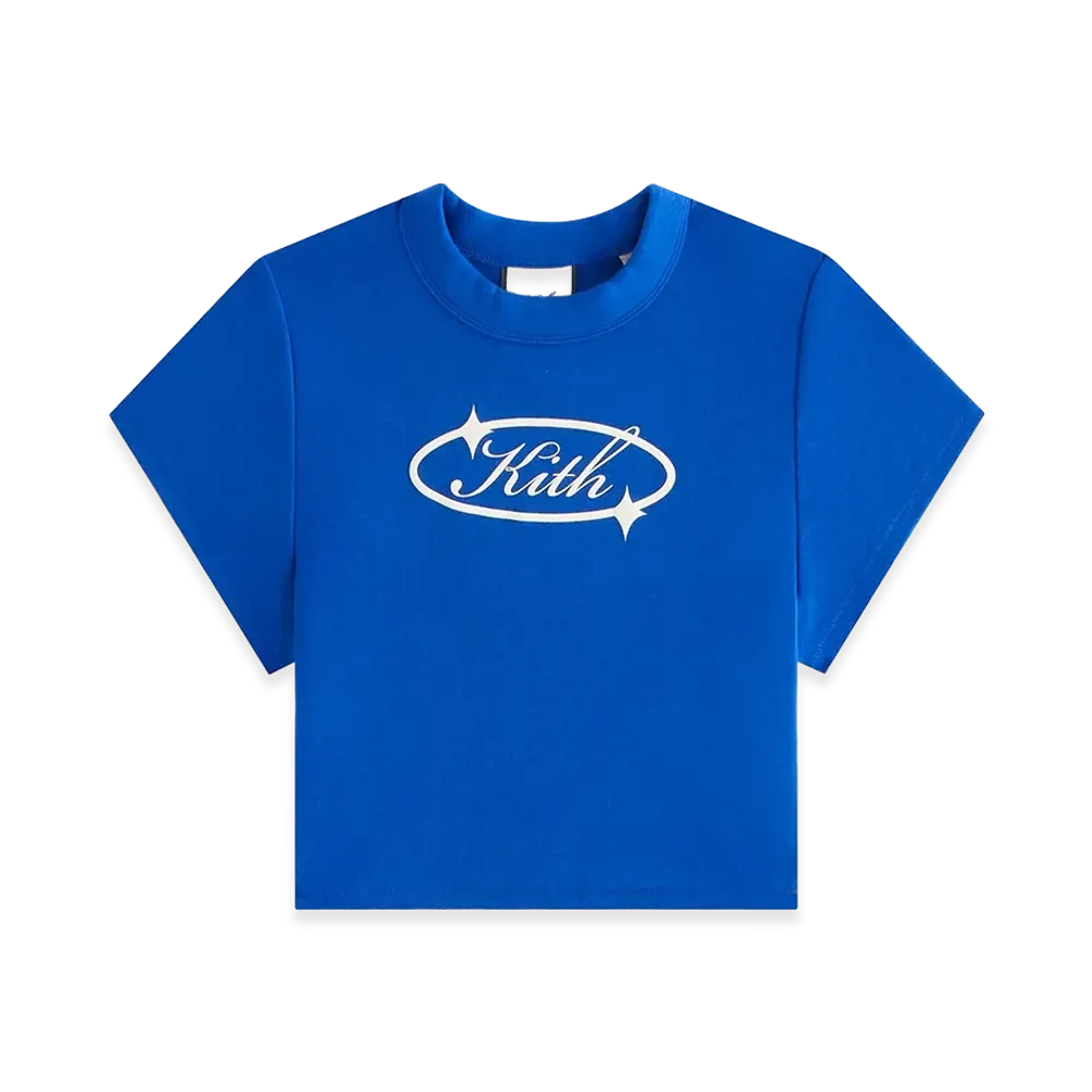 Kith Women's Corvin Kith Gleam Cap Sleeve Tee "Cyclone"