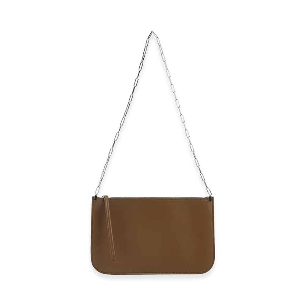 PHOEBE PHILO Slip Chain Pouch "Brown"