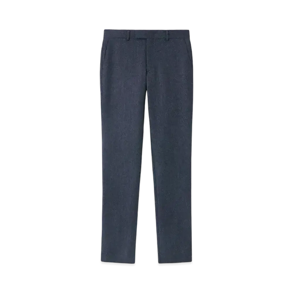 Paul Smith Herringbone Tapered Trousers "Blue"