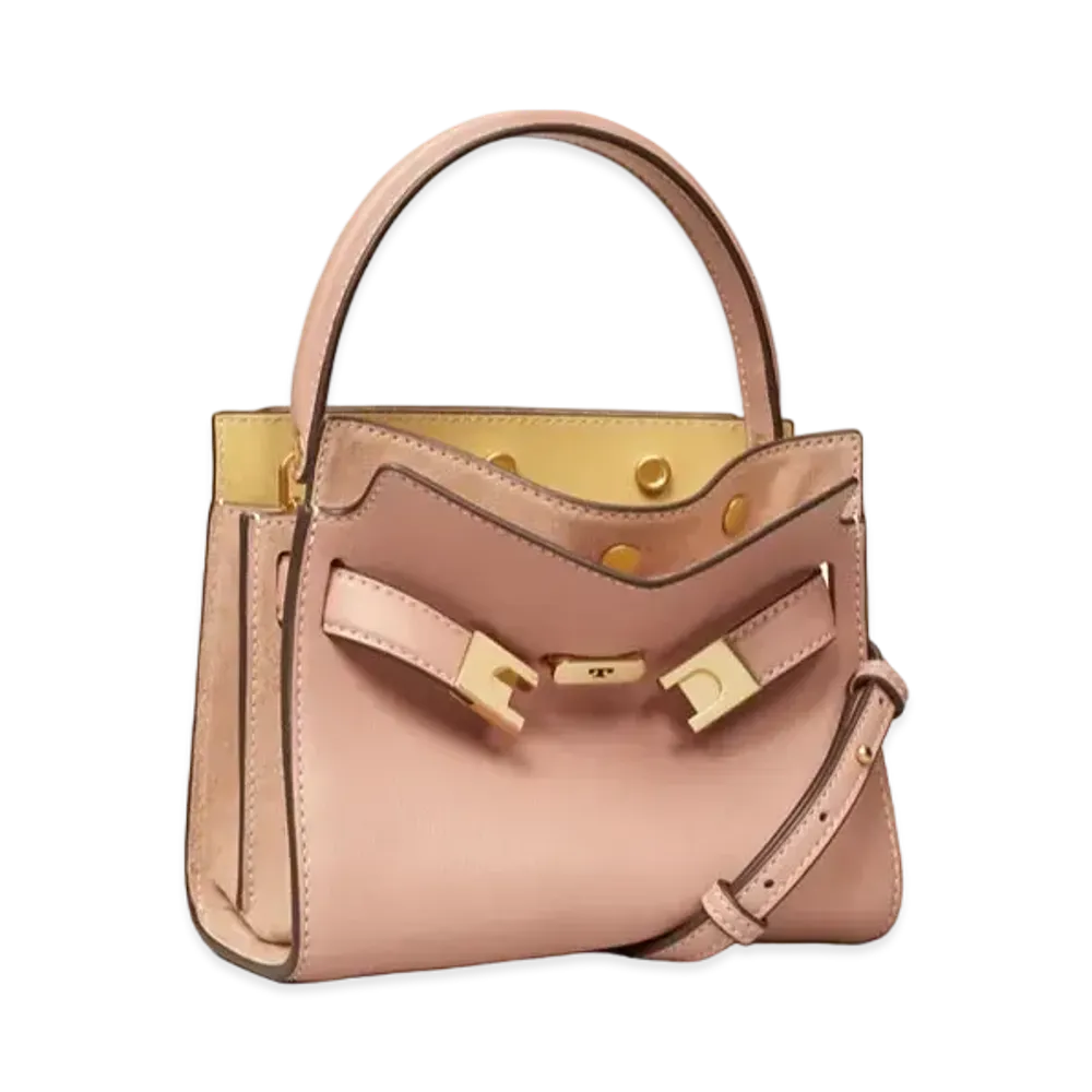 TORY BURCH Lee Radziwill Petit Double Bag "Meadowsweet"