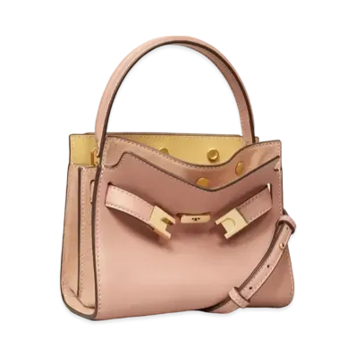 TORY BURCH Lee Radziwill Petit Double Bag "Meadowsweet"