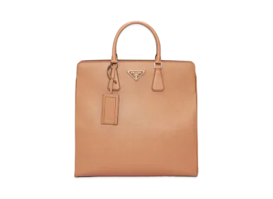 PRADA Saffiano Leather Prada Galleria Bag "Brown "