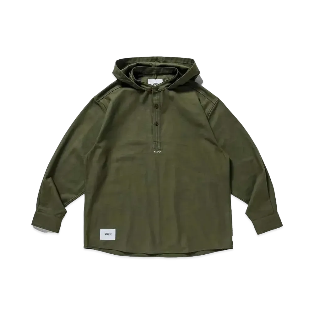 WTAPS Falconer / LS / Cotton. Serge "Olive Drab"