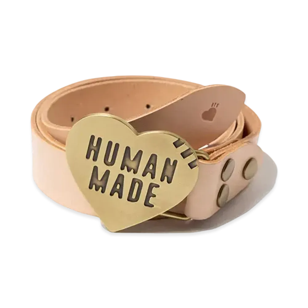 HUMAN MADE Leather Belt "Beige"