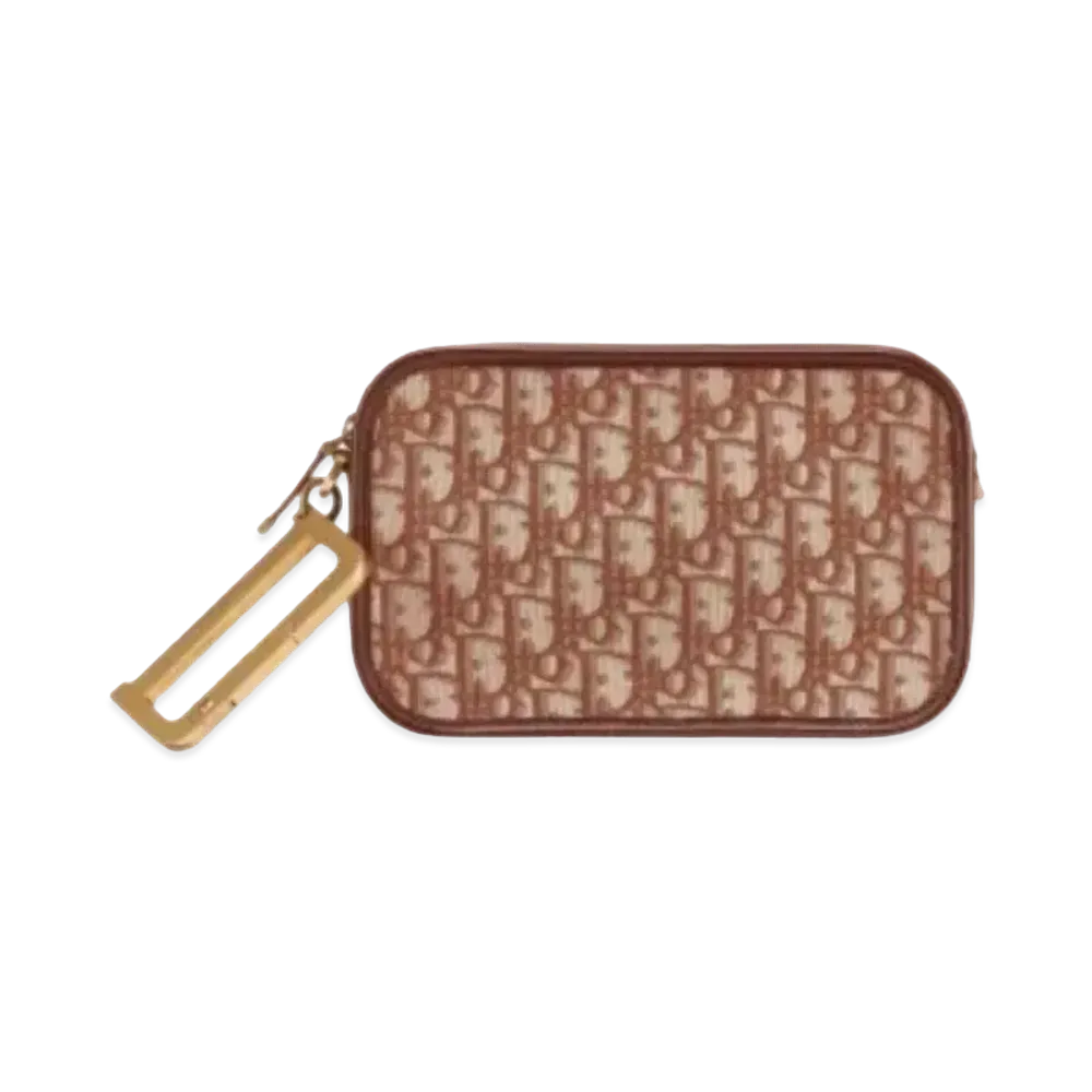 Dior Canvas Wallet "Brown"