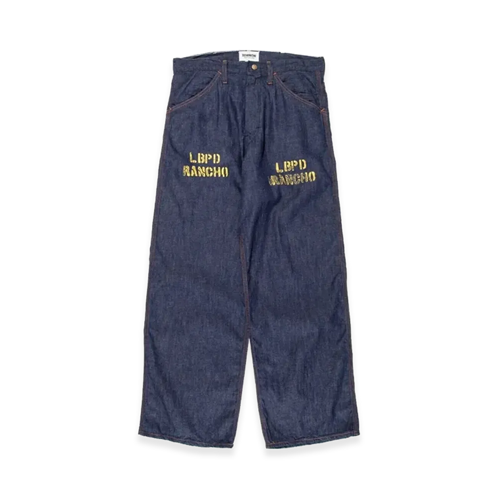 BOW WOW LBPD Prisoner Denim Pants "Indigo"