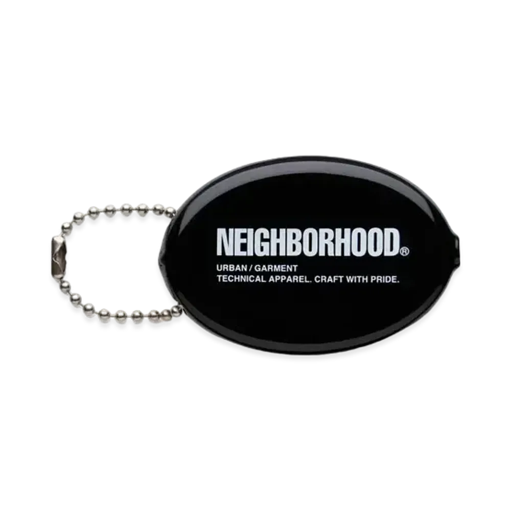 NEIGHBORHOOD Logo . Coin Case "Black"