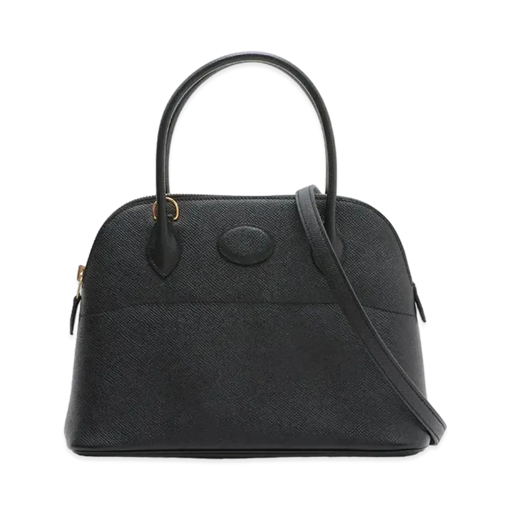 Hermes Bolide Veau Epsom "Noir/Gold"