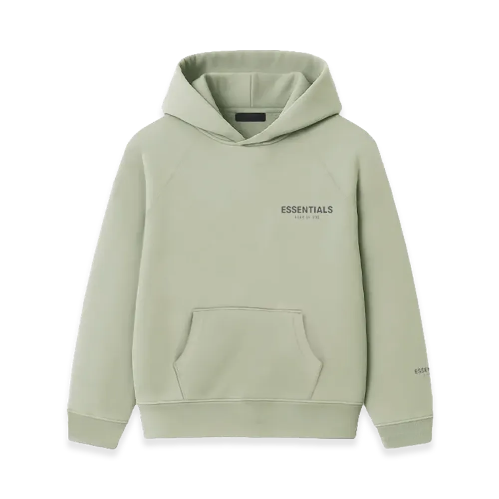 FEAR OF GOD ESSENTIALS One Point Logo Hoodie "Concrete"