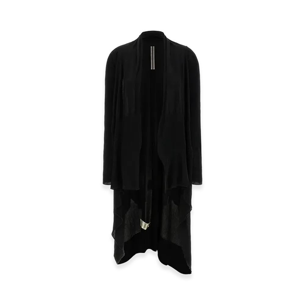 Rick Owens Women's Long Wrap' Cardigan "Black"