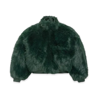 BALENCIAGA Cropped Jacket "Dark Green"