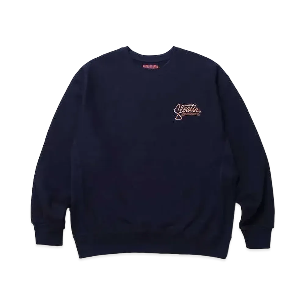 APHRODITEGANG FLOATIN' HEAVY WEIGHT SWEAT SHIRT "Navy"