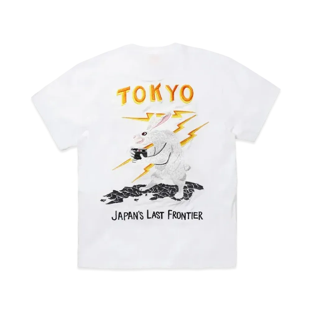 FR2 Tokyo Embroidery Souvenir T-Shirt "White"