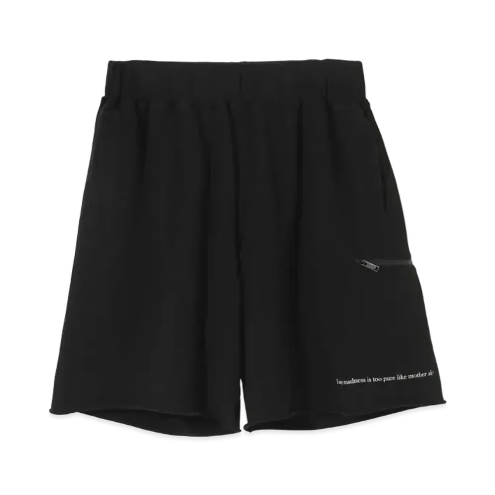 UNDERCOVER Cotton Sweat Short Pants "Black"