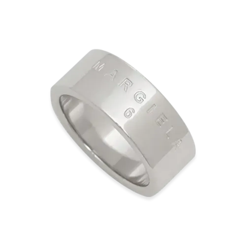 MM6 Maison Margiela Logo Ring "Silver"