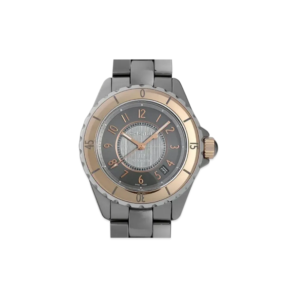 CHANEL J12 Titanium Ceramic/Beige Gold Chromatic "Gray"