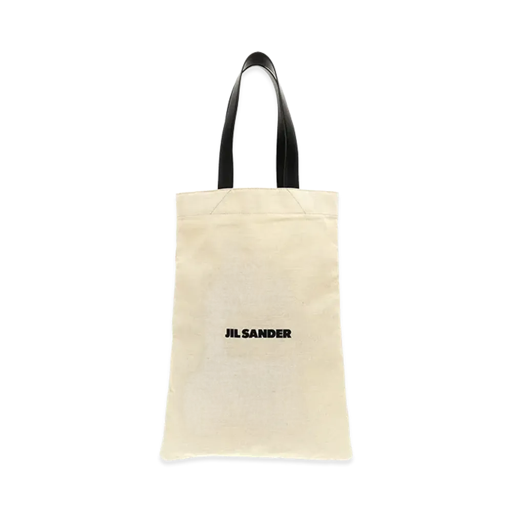 Jil Sander Women's 'Flat Shopper' Large Shopping Bag "White"