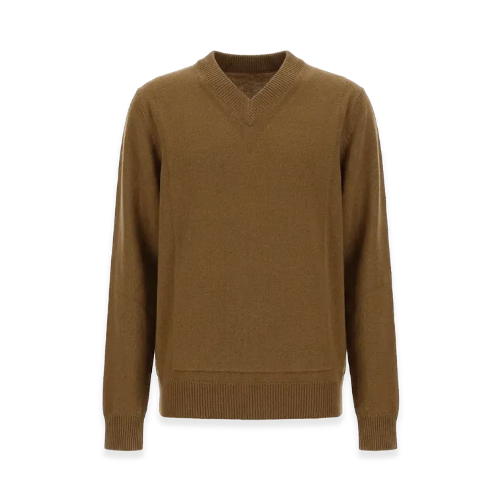 Jil Sander V-Neck Sweater "Beige"