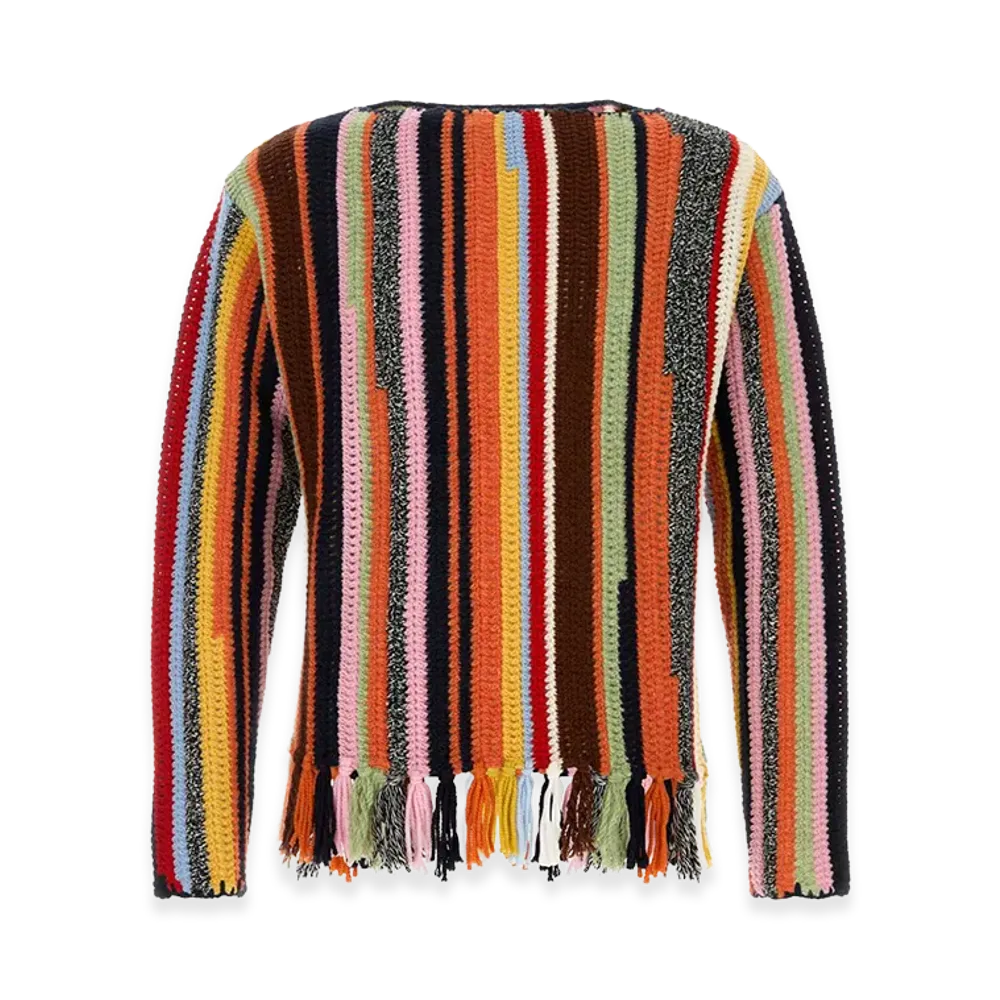 PRADA Multicolor Crochet Sweater "Multicoloured"