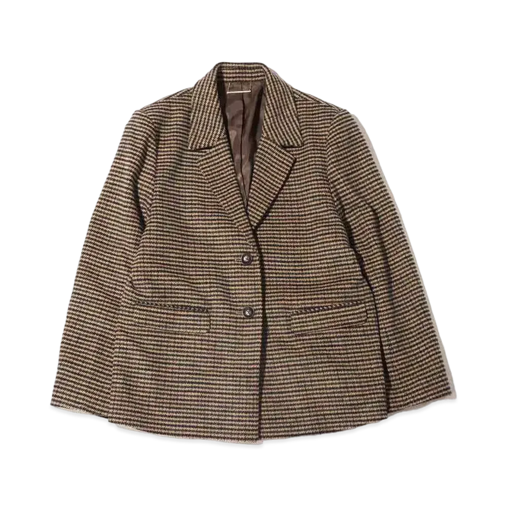 atmos pink Classic Check Jacket "Brown"