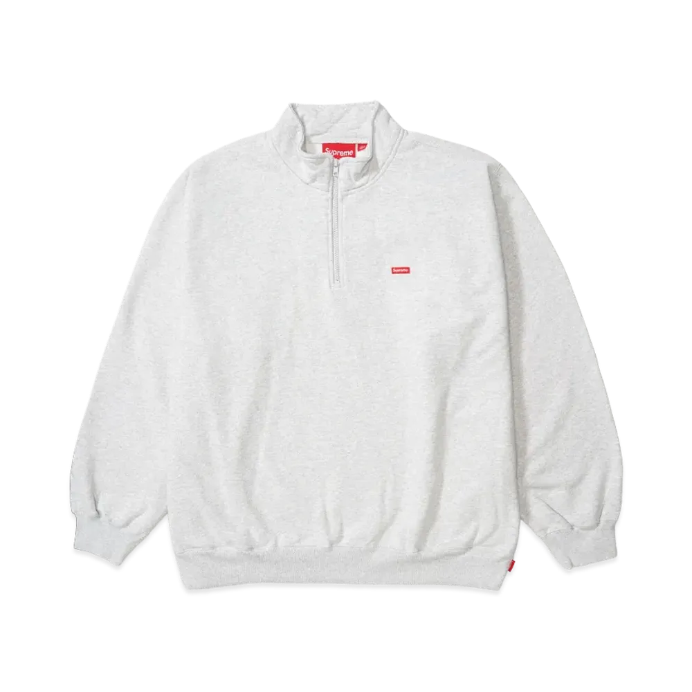 Supreme Small Box Half Zip Pullover (25SS) "Ash Grey"
