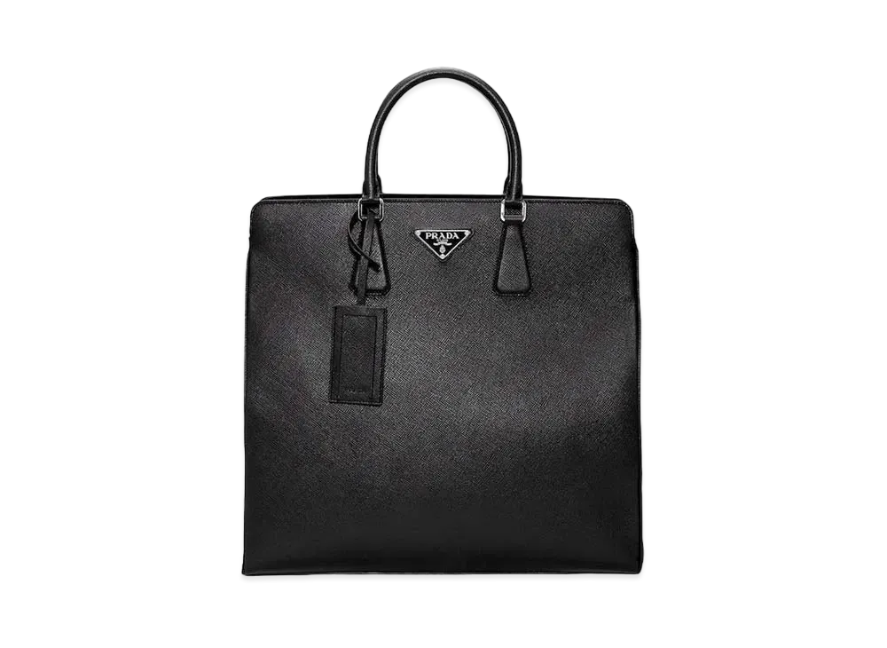 PRADA Saffiano Leather Prada Galleria Bag "Black"