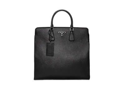 PRADA Saffiano Leather Prada Galleria Bag "Black"