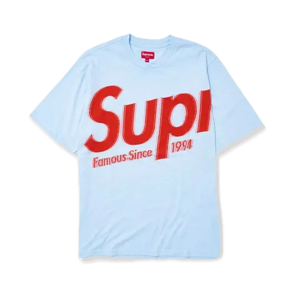 Supreme Intarsia Spellout S/S Top "Blue"