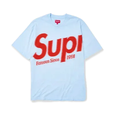 Supreme Intarsia Spellout S/S Top "Blue"