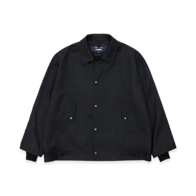COMME des GARCONS HOMME Wool Polyester Twill "Black"