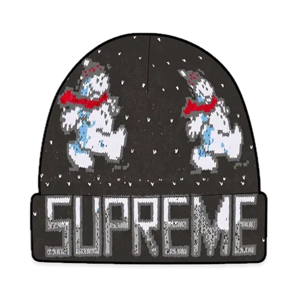 Supreme Snowman Beanie "Black"