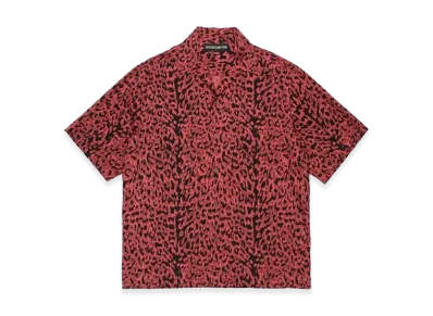 WACKO MARIA Python Open Collar Shirt "Red"