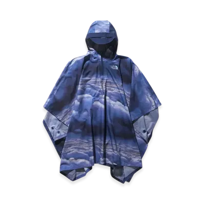 The North Face x Clot Camping Poncho "Navy"