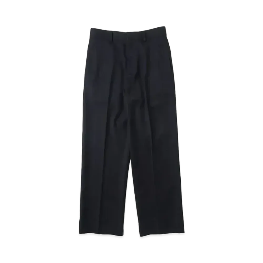 A.PRESSE Covert Cloth Trousers "Navy"