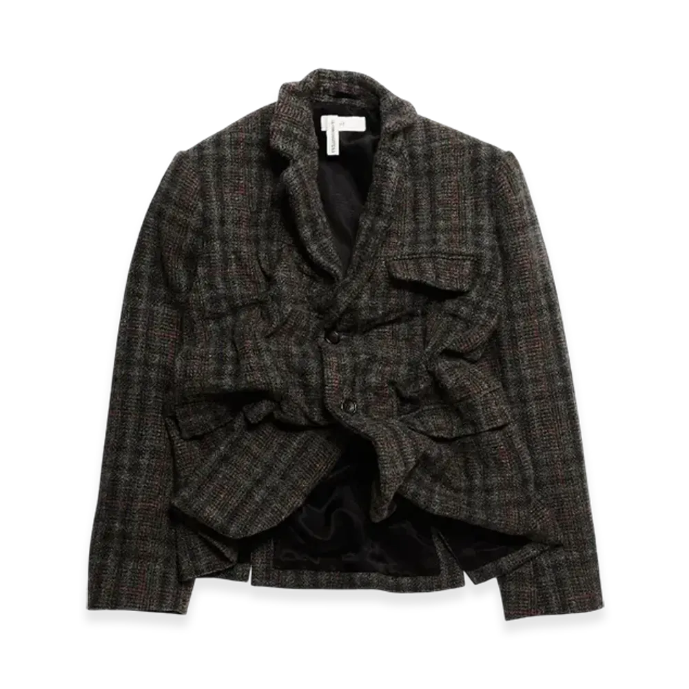 H&M x Glenn Martens Wool-Blend Blazer "Dark Brown"