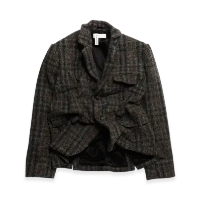 H&M x Glenn Martens Wool-Blend Blazer "Dark Brown"