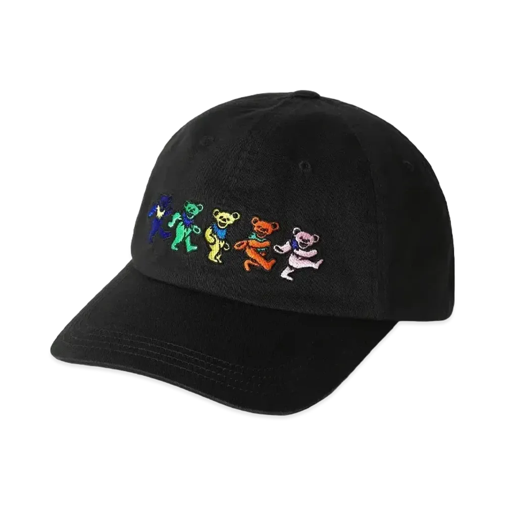 thisisneverthat x Grateful Dead Dancing Bears Cap "Black"