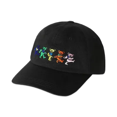 thisisneverthat x Grateful Dead Dancing Bears Cap "Black"